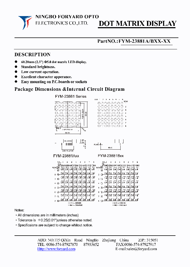 FYM-23881AXX-0_2236768.PDF Datasheet