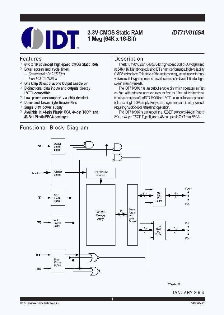 IDT71V016SA10YG_2288454.PDF Datasheet