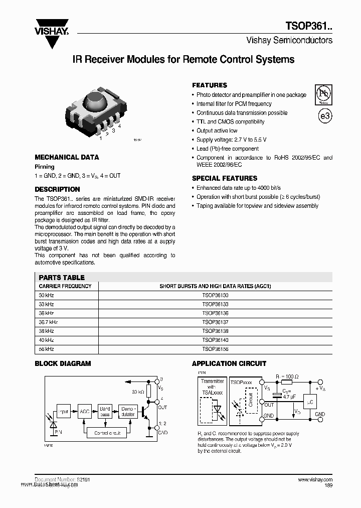 TSOP361_2471288.PDF Datasheet