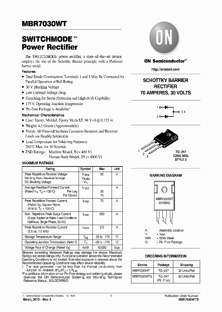 MBR7030WT_2626080.PDF Datasheet