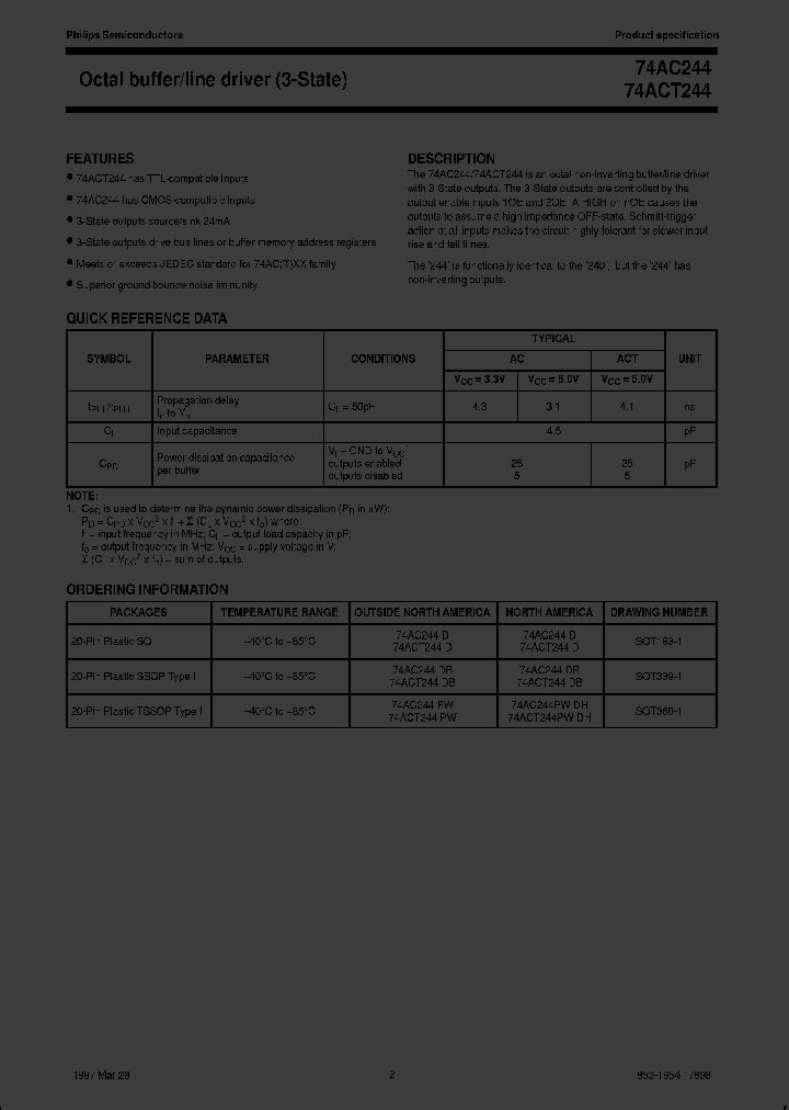 74ACT244_2670784.PDF Datasheet