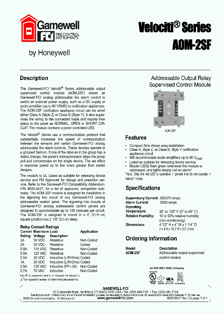 AOM-2SF_2895930.PDF Datasheet