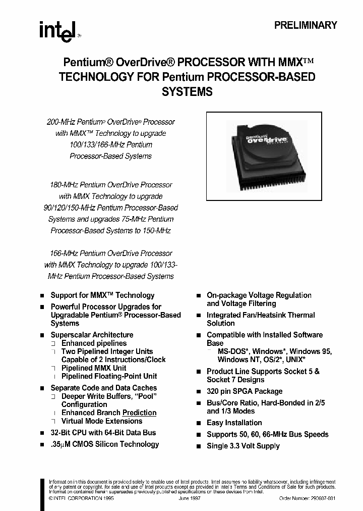 PENTIUMOVERDRIVEPROCESSOR_2905497.PDF Datasheet Download --- IC-ON