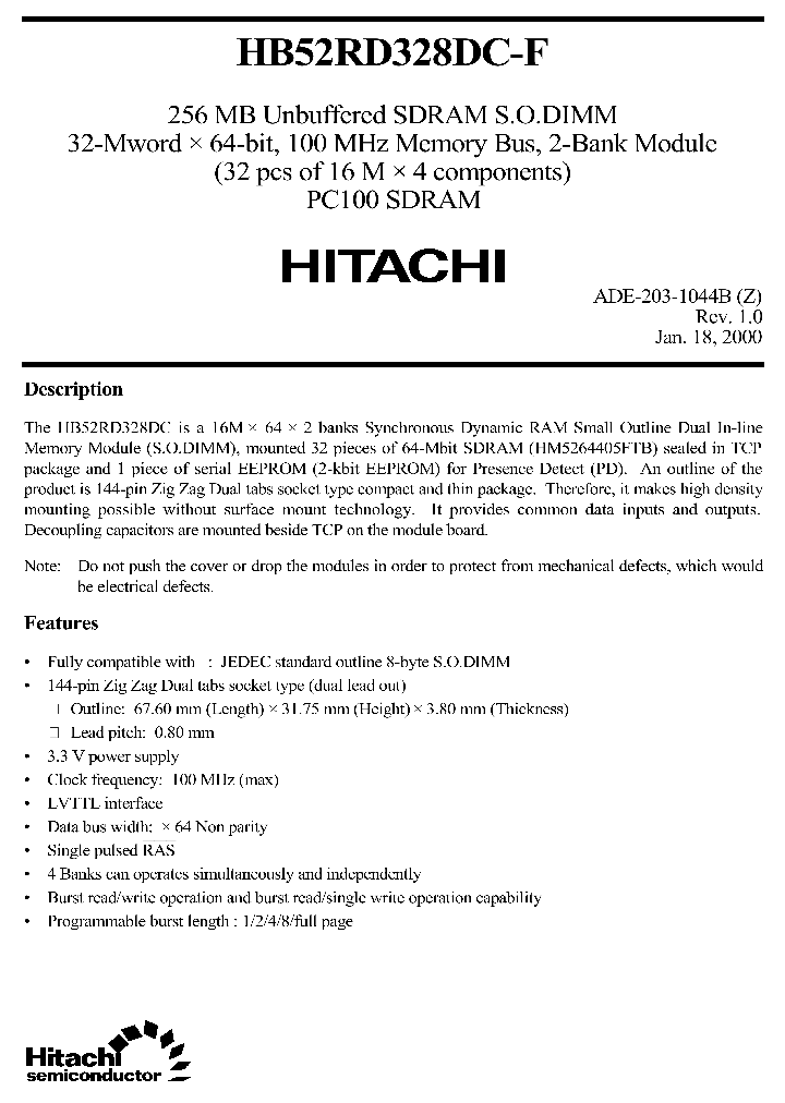 HB52RD328DC_2976968.PDF Datasheet