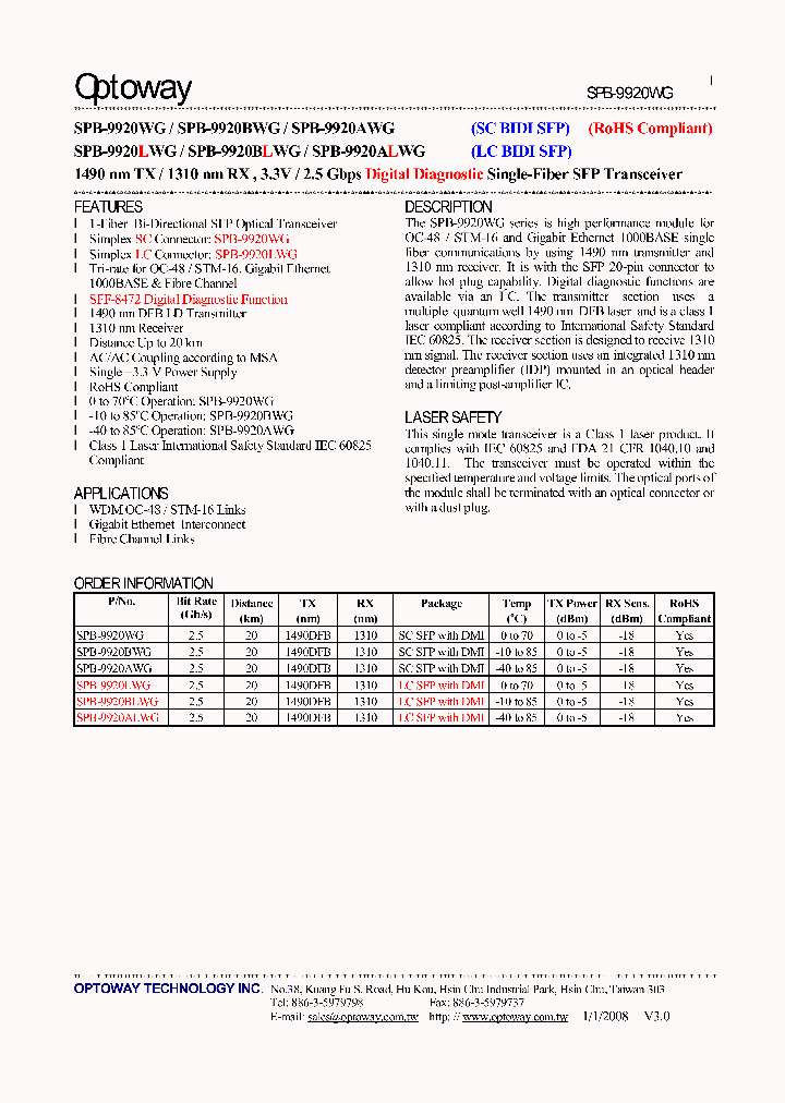 SPB-9920WG08_2978437.PDF Datasheet