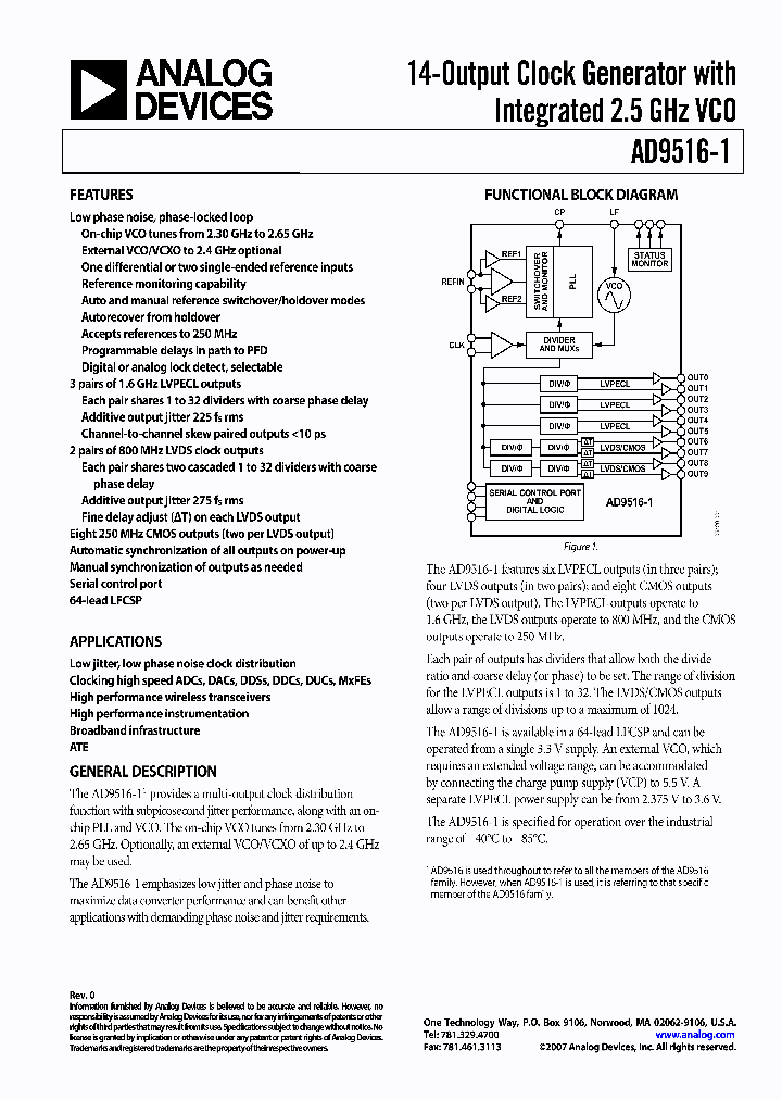 AD9516-1PCBZ_3136762.PDF Datasheet