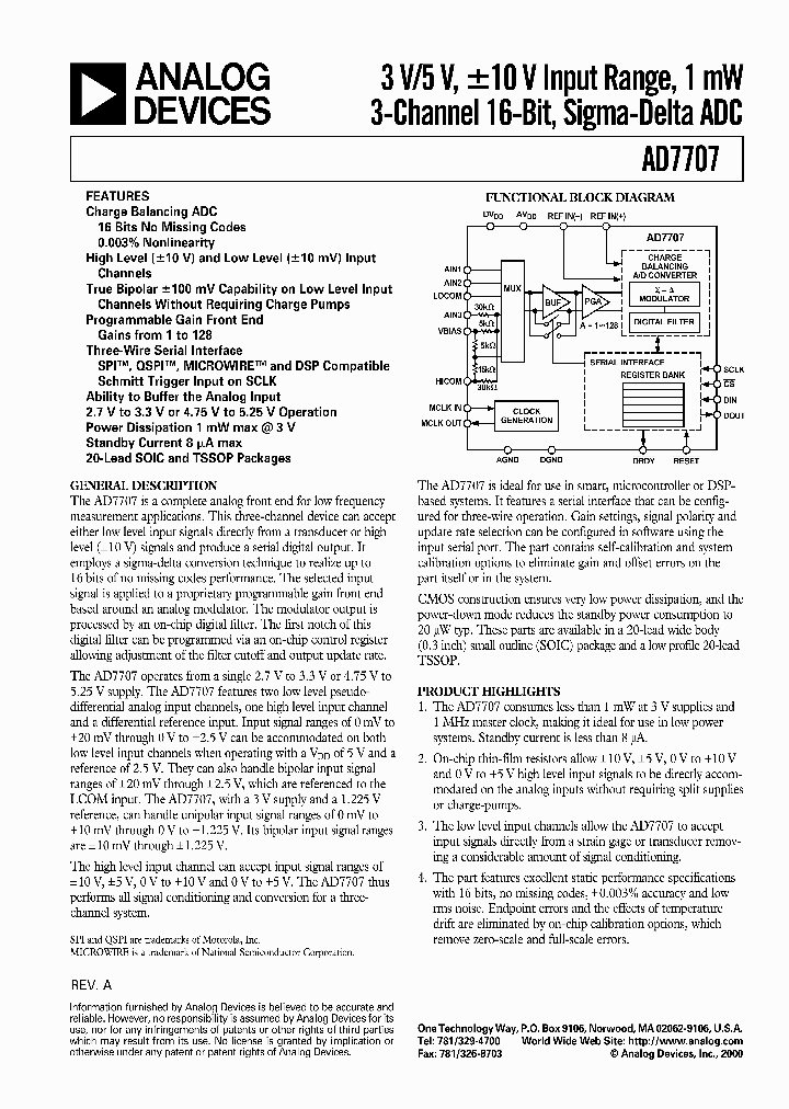 AD7707_3245121.PDF Datasheet