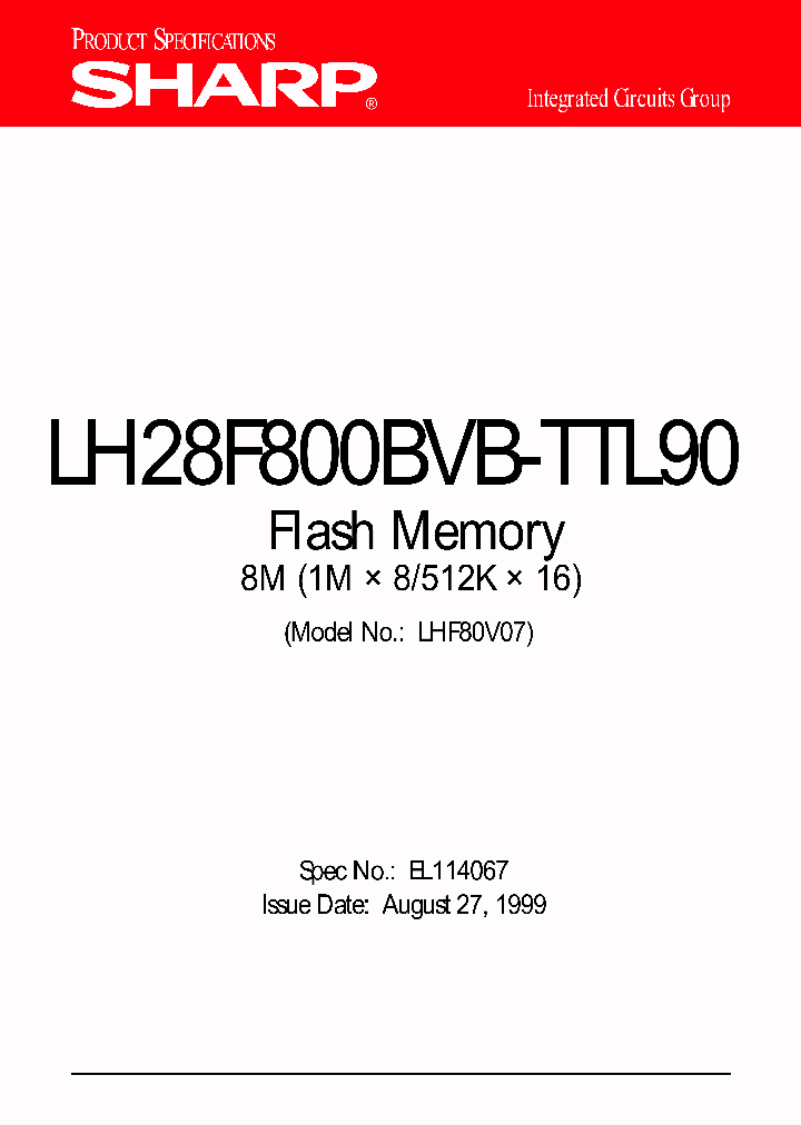 LH28F800BVB-TTL90_3295746.PDF Datasheet