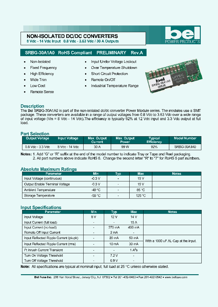 SRBG-30A1A0_3320567.PDF Datasheet
