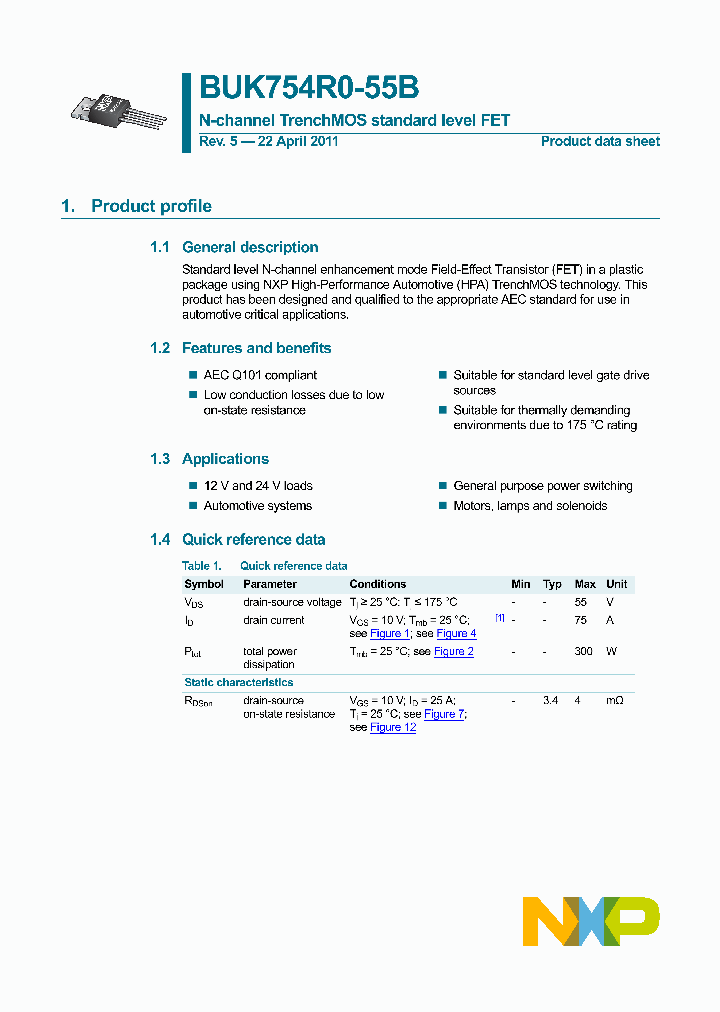 BUK754R0-55B_3331057.PDF Datasheet