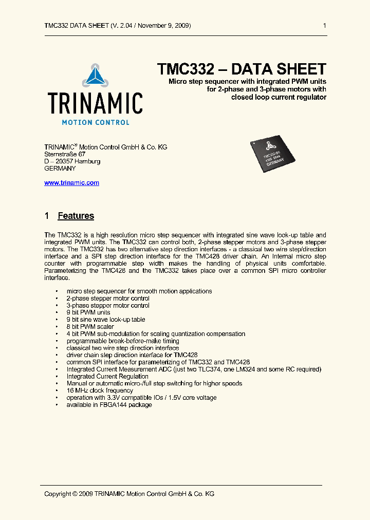 TMC332_3350311.PDF Datasheet