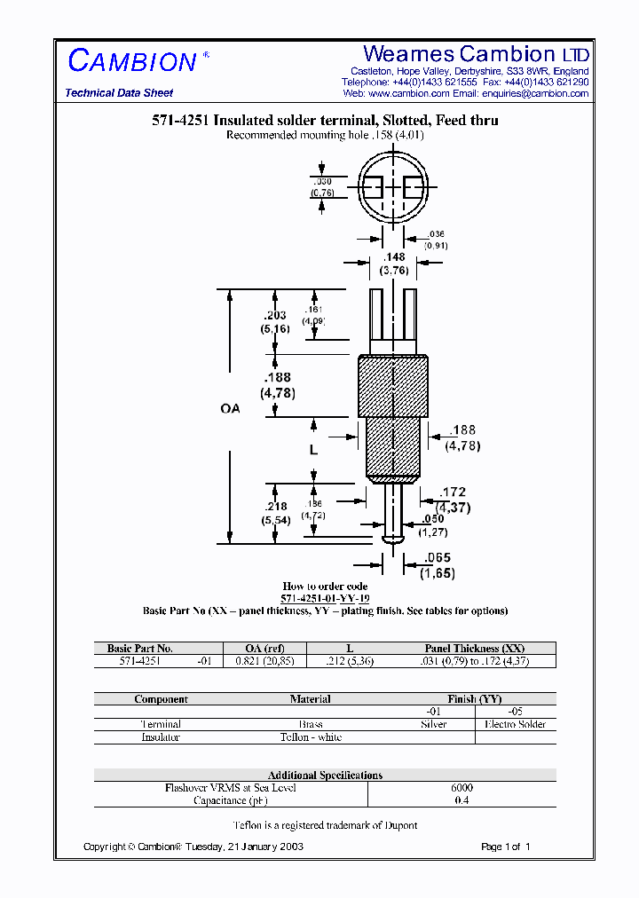 571-4251_3375747.PDF Datasheet