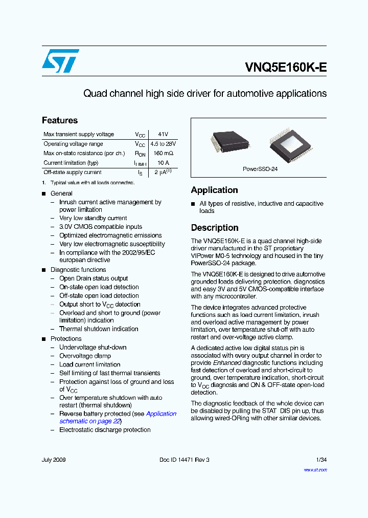 VNQ5E160K-E09_3558465.PDF Datasheet