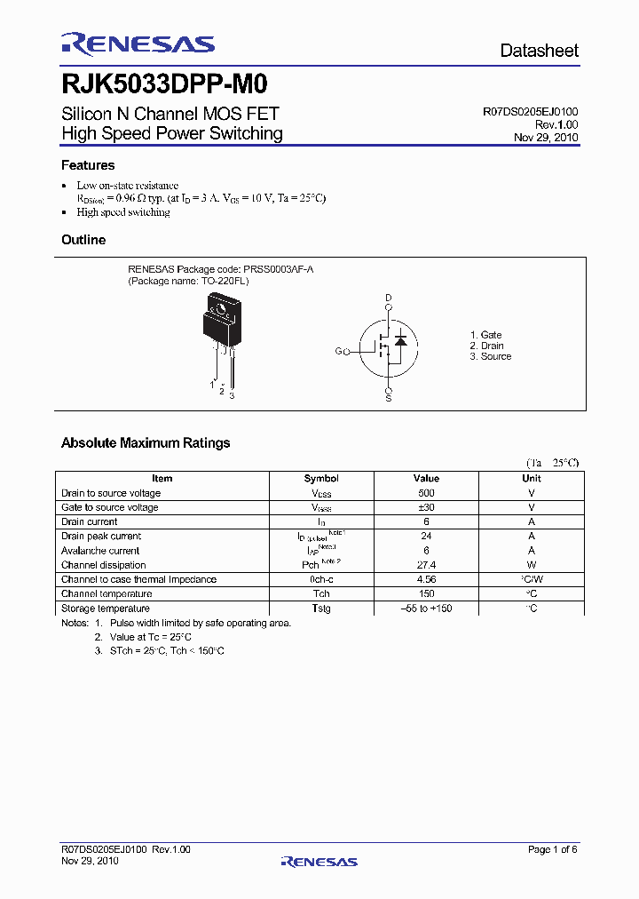 RJK5033DPP-M0_3700678.PDF Datasheet