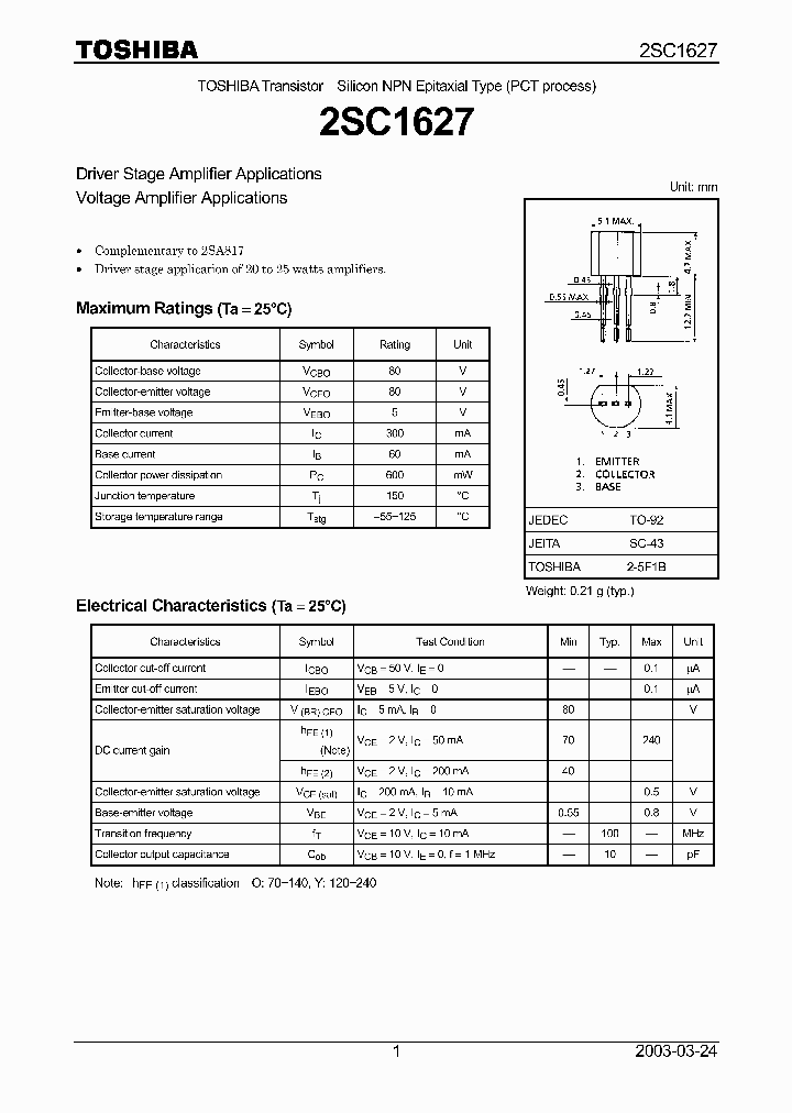 2SC1627_3711842.PDF Datasheet