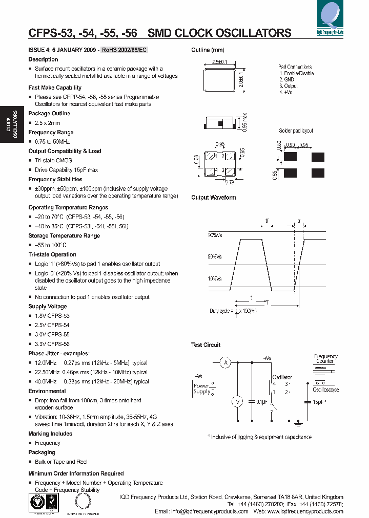 075mhzcfps 55ih 3769109 Pdf Datasheet Download Ic On Line