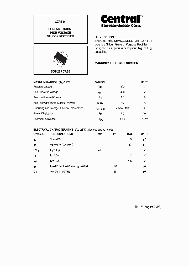 CZR1-04LEADFREE_3782193.PDF Datasheet