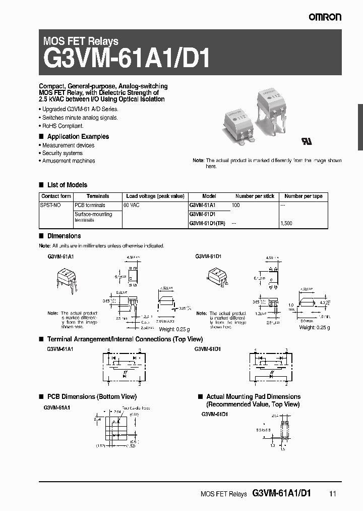 G3VM-61A110_4038978.PDF Datasheet