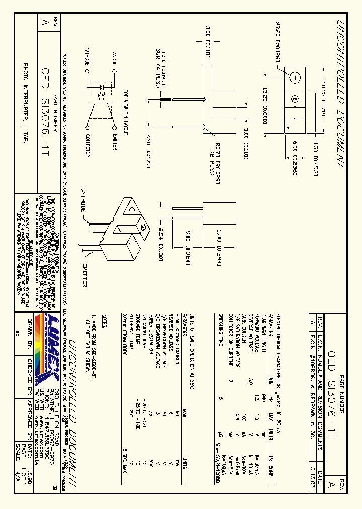 OED-SI3076-1T_3810683.PDF Datasheet