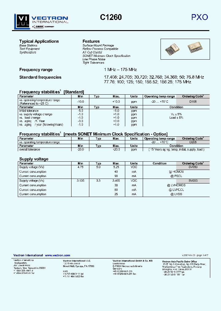 C1260D105SV033RFPA134368MHZ_3822374.PDF Datasheet