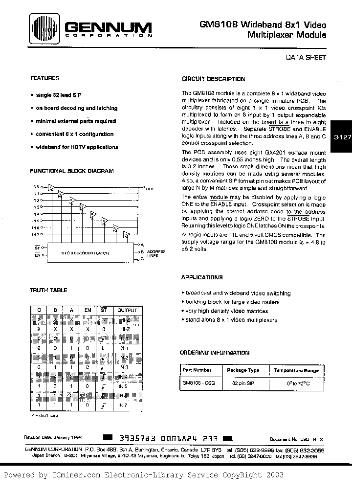 GM8108CSG_3846522.PDF Datasheet