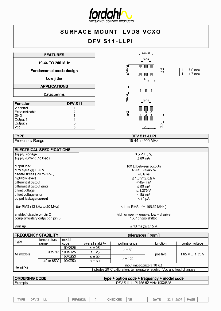 DFVS11-LLPI1944MHZ100XE50_3885497.PDF Datasheet