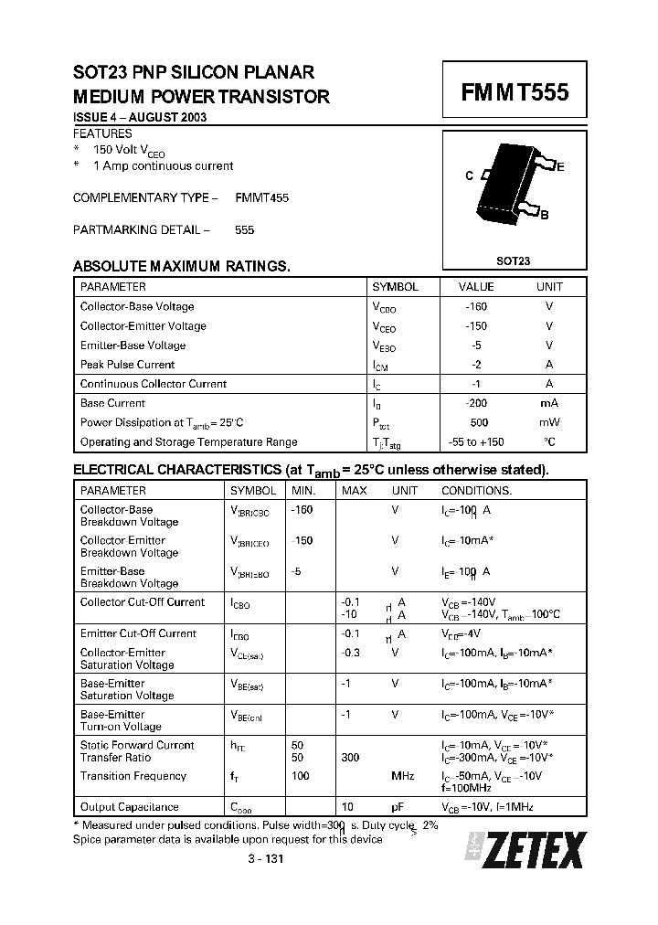 FMMT555_4141114.PDF Datasheet