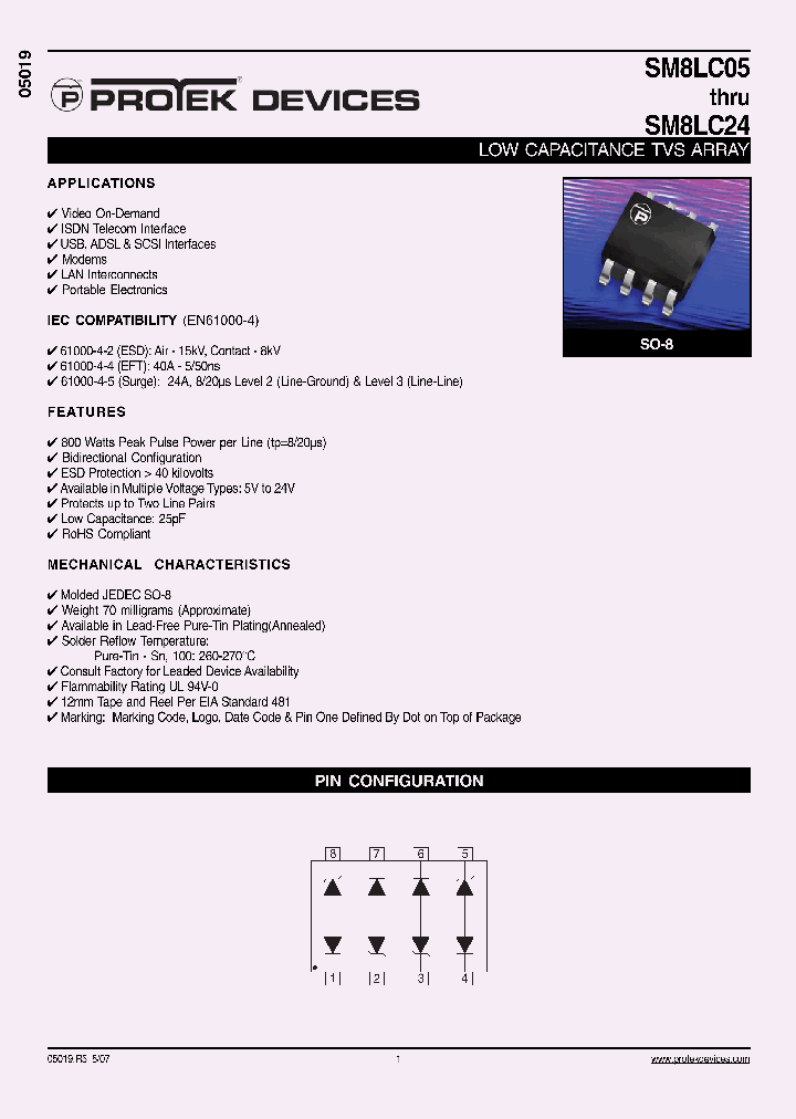 SM8LC05-LF-T13_3905250.PDF Datasheet