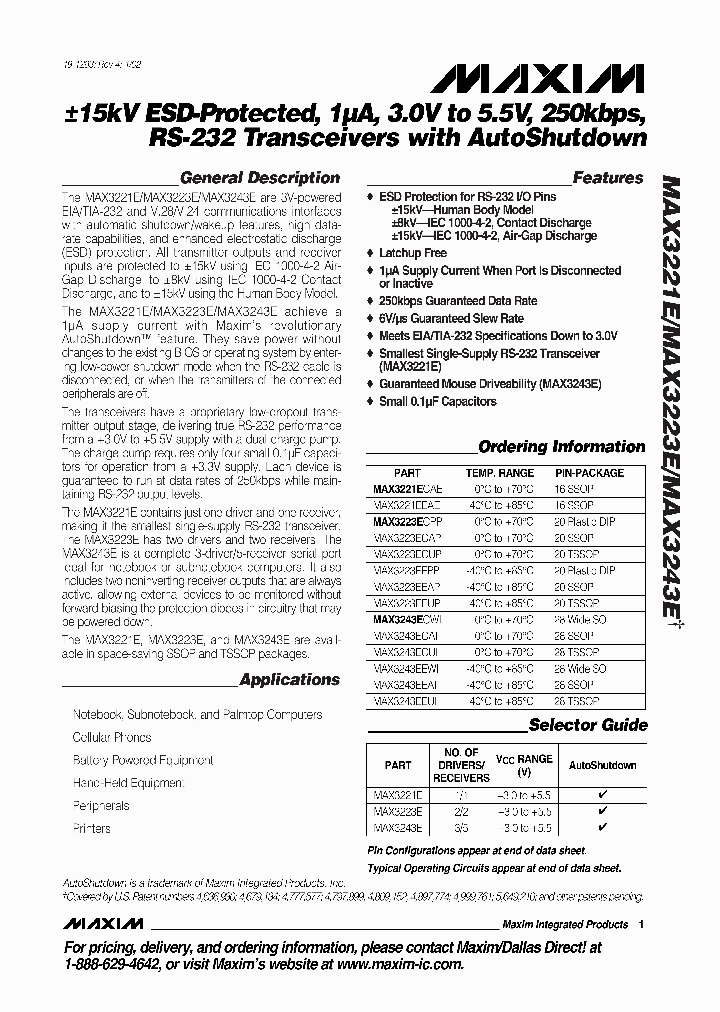 MAX3221E_4144955.PDF Datasheet