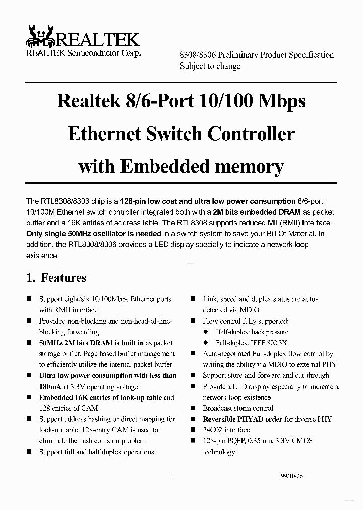 RTL8306_4152170.PDF Datasheet