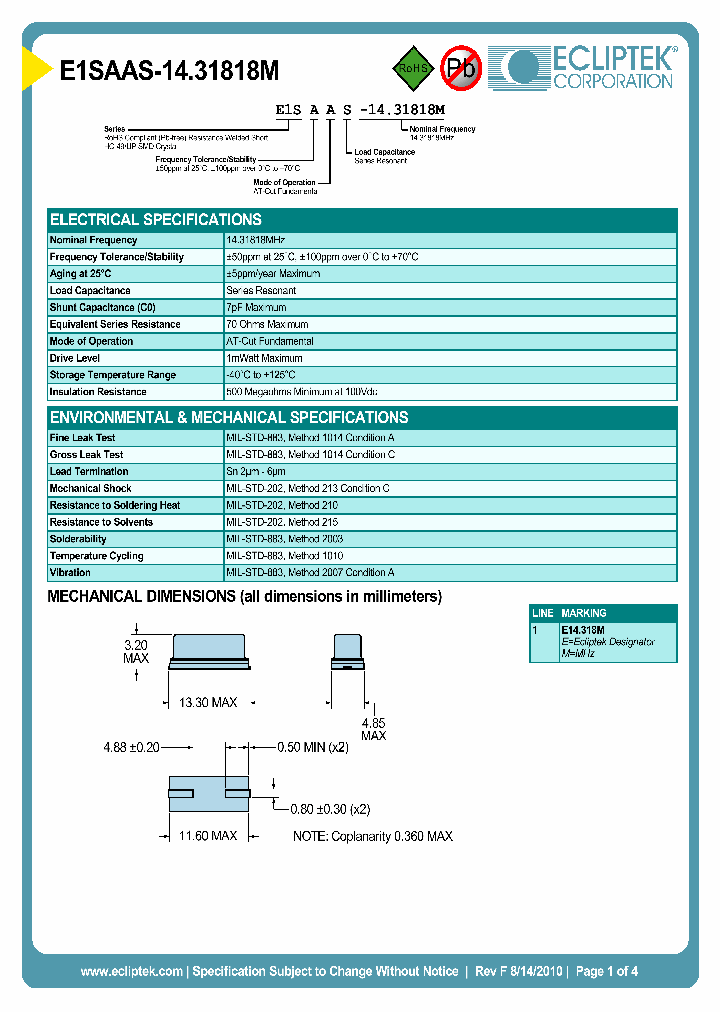 E1SAAS-1431818M_4079118.PDF Datasheet