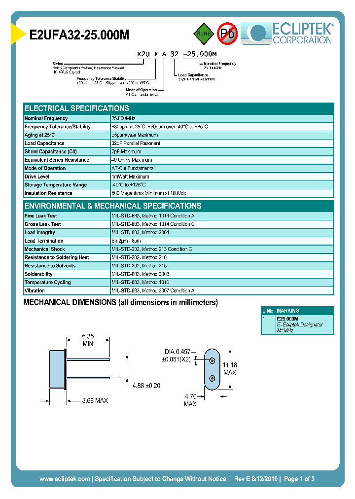 E2UFA32-25000M_4354245.PDF Datasheet