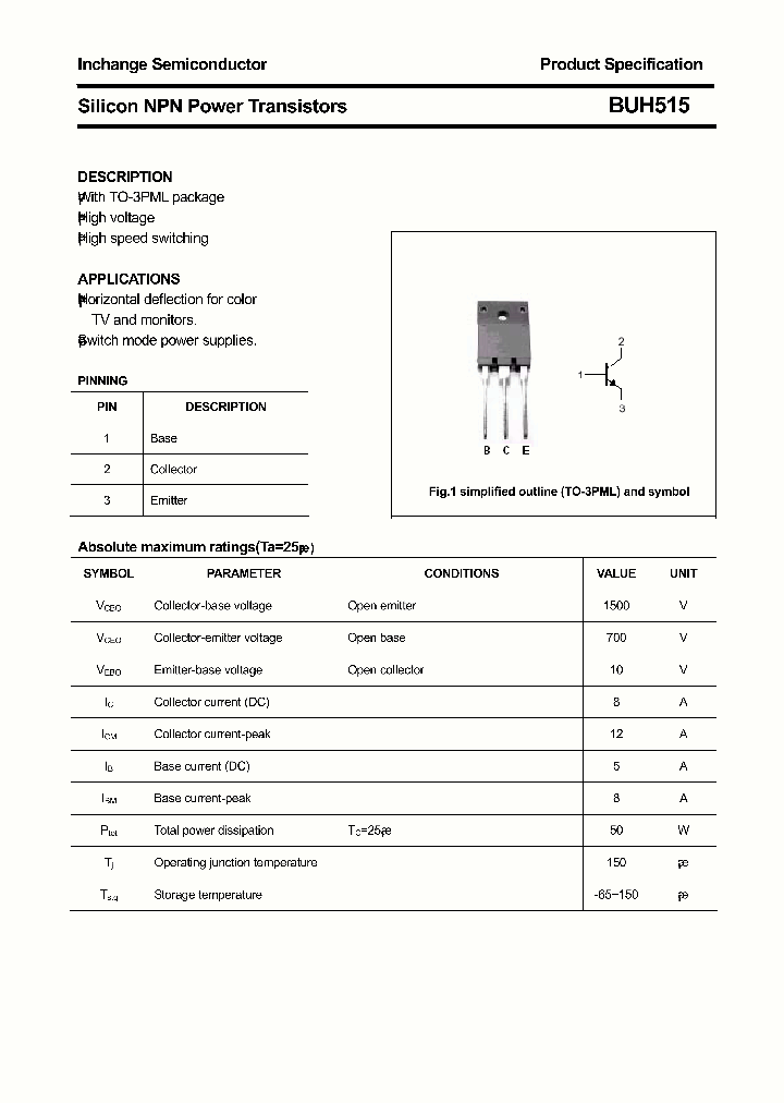 BUH515_4445501.PDF Datasheet