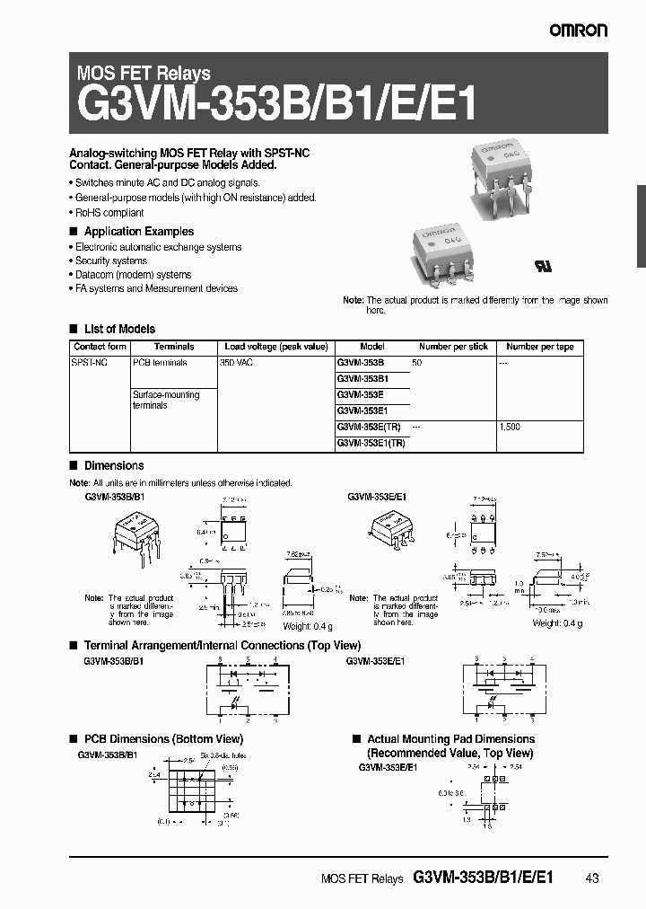 G3VM-353E1TR_4453894.PDF Datasheet