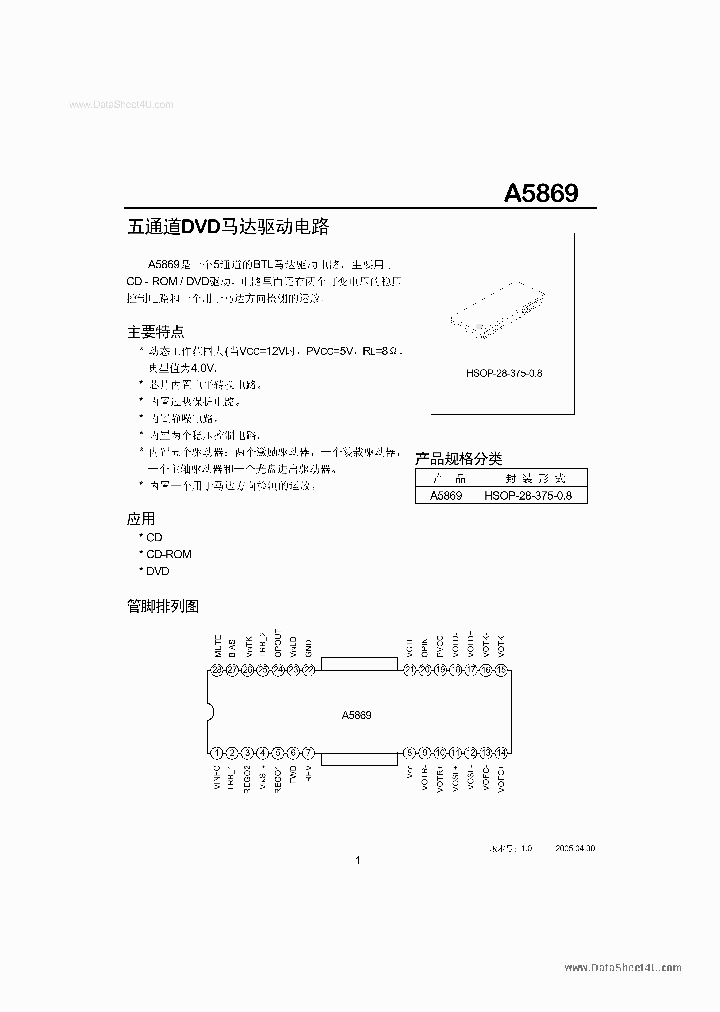 A5869_4461465.PDF Datasheet