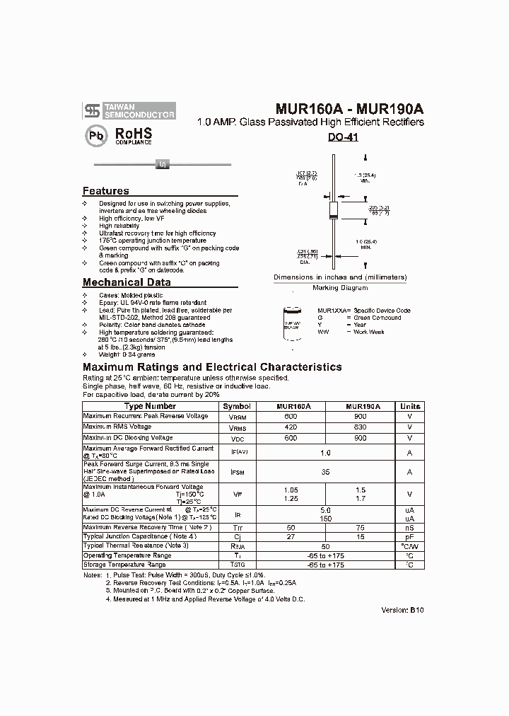 MUR160A_4479172.PDF Datasheet