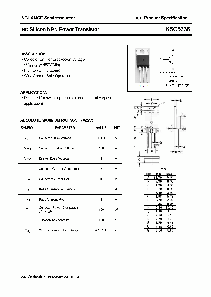 KSC5338_4502930.PDF Datasheet