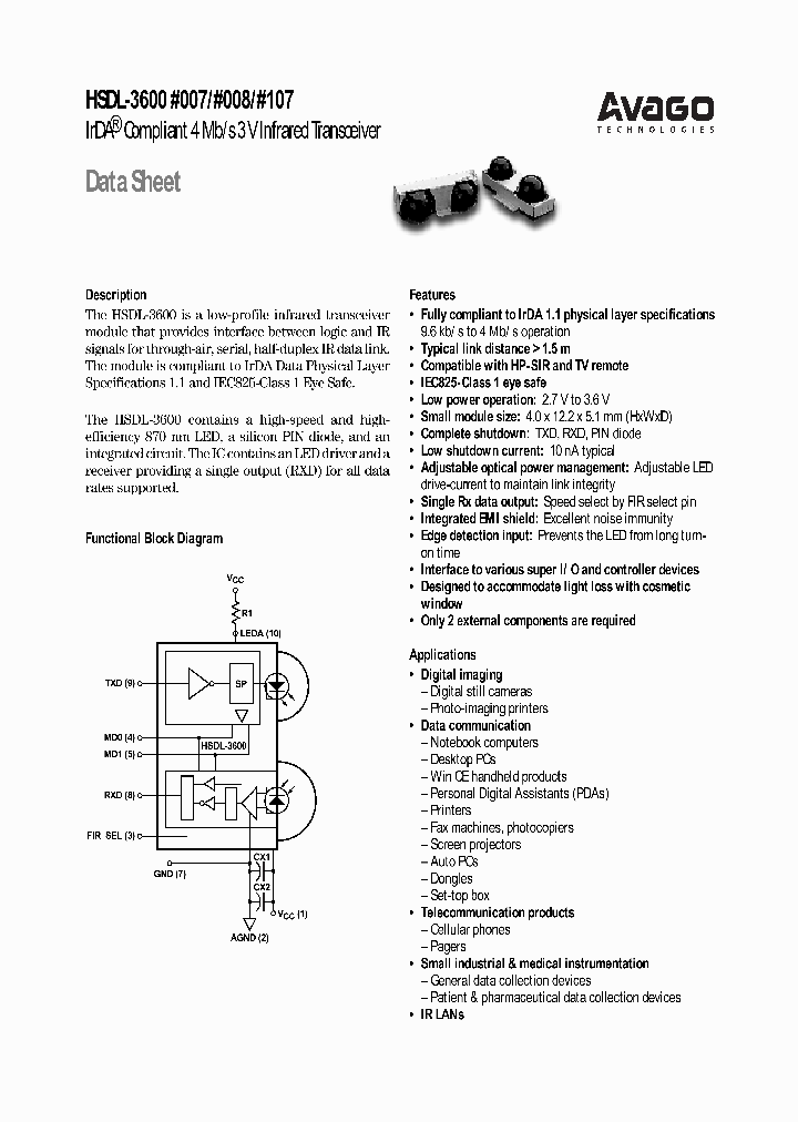 HSDL-3600_4540776.PDF Datasheet