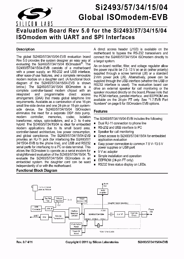 SI2493_4543330.PDF Datasheet