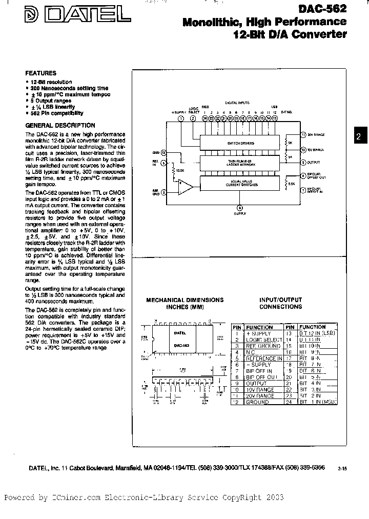 DAC-562M_4556160.PDF Datasheet