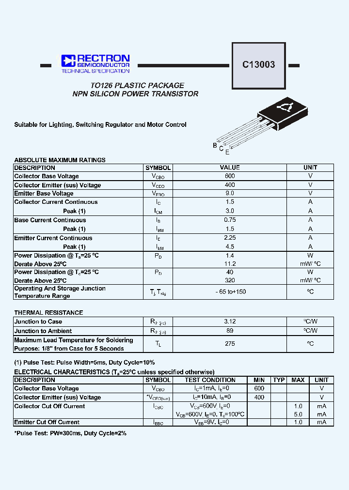 C13003_4594928.PDF Datasheet