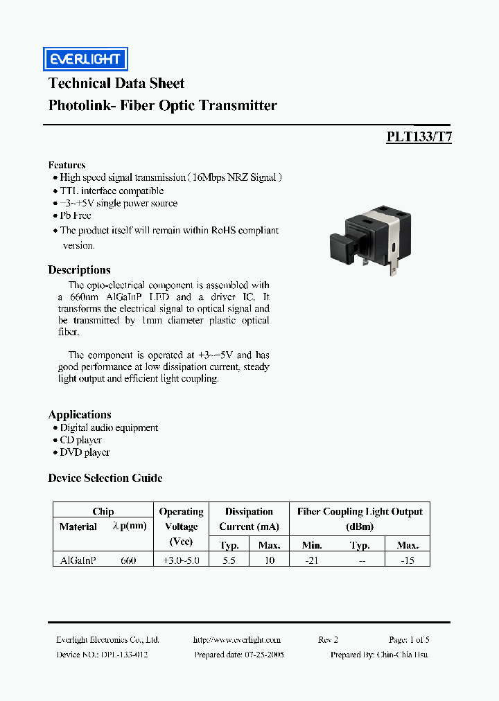 PLT133-T7_4595254.PDF Datasheet