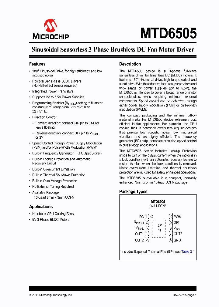 MTD6505_4608531.PDF Datasheet