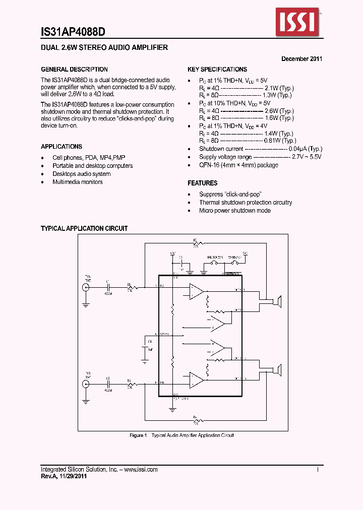 IS31AP4088D_4624257.PDF Datasheet