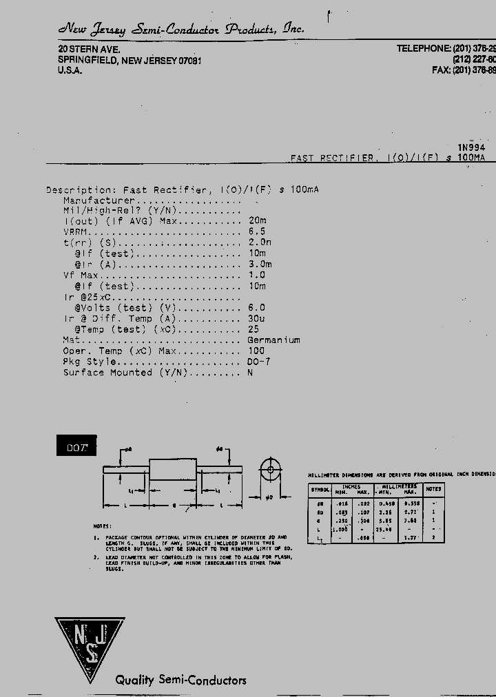 1N994_4628360.PDF Datasheet