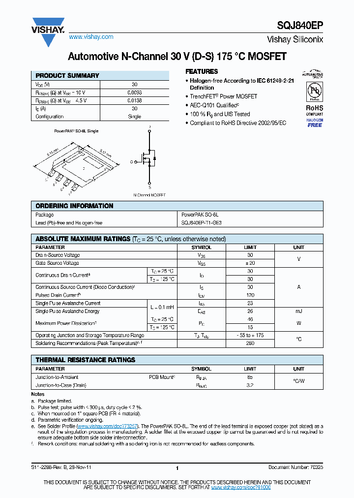 SQJ840EP_4650855.PDF Datasheet