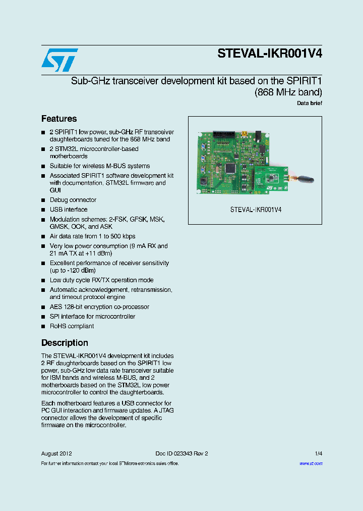 STEVAL-IKR001V4_4700768.PDF Datasheet