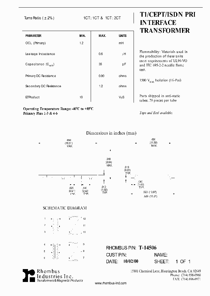 T-14506_4784531.PDF Datasheet