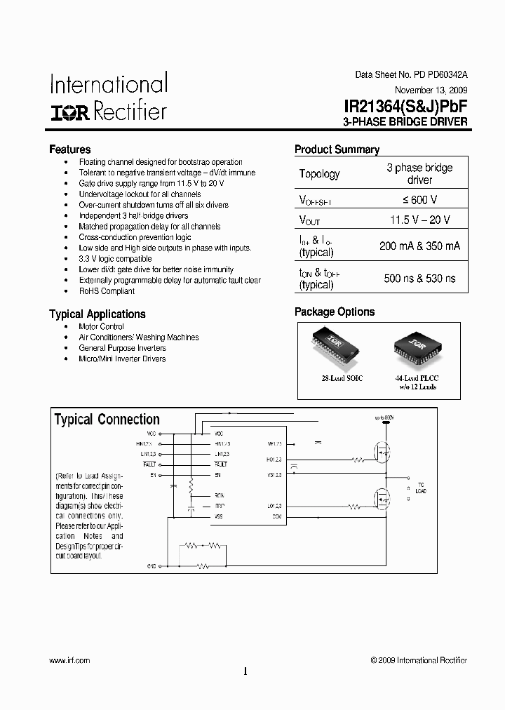 IR21364JPBF_4823539.PDF Datasheet