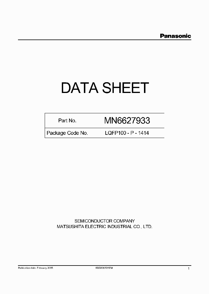 MN6627933_4835612.PDF Datasheet